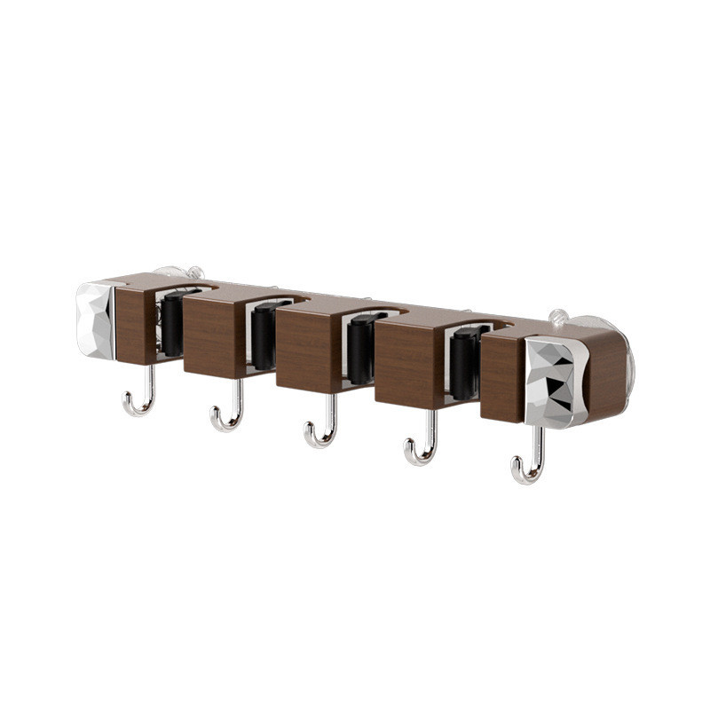 Cốc Hút Hạt Gỗ Cây Lau Nhà Kẹp Móc Treo Cây Lau Nhà Treo Tường Không Đục Lỗ Giá Để Đồ Nhà Vệ Sinh Nhựa Giá Để Đồ 26.1.26 AT6P