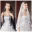 Khăn choàng cầu nguyện DARON Veil, Khăn choàng ren cưới hoa rỗng, Ren mềm mại thoáng khí đơn giản Viền đầu cô dâu Gạc Nhà thờ