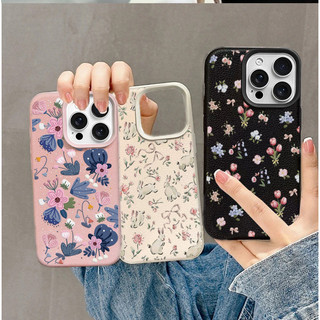 Hoa Hồng Xanh Hoa Họa Tiết Nghệ Thuật Vỏ Cho Redmi 12C 14C 13 12 10 10C 9C 9A A5 A3 Bao Da PU Mềm Mờ