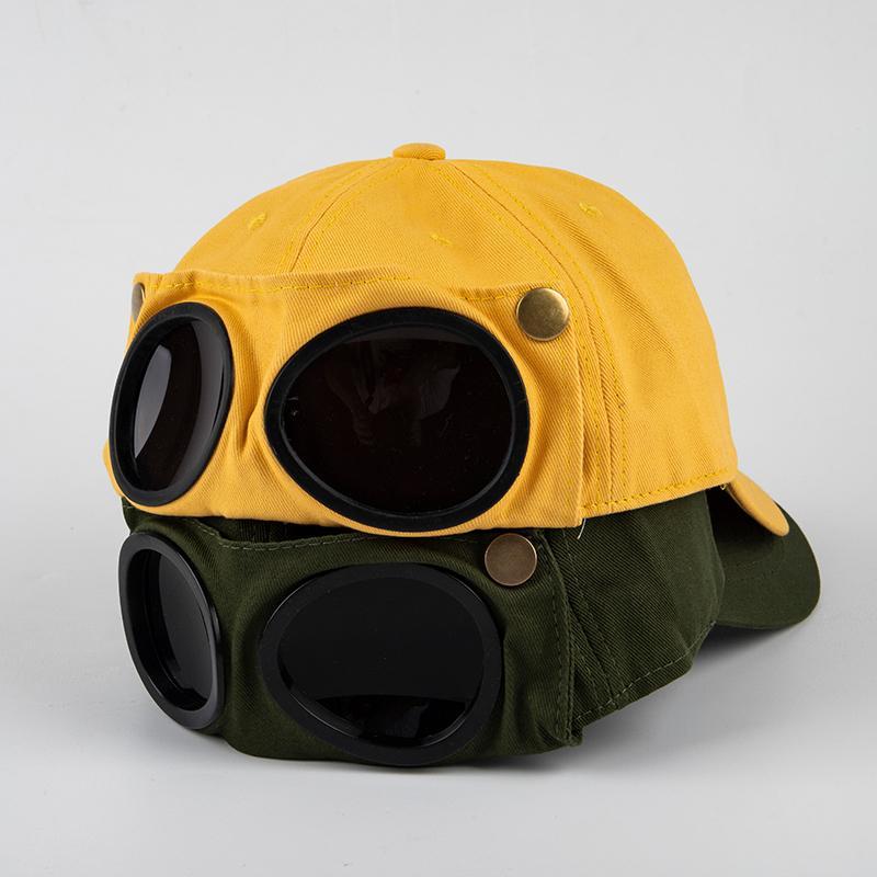 Newsmallbrains Mũ Kính Mùa Hè Bóng Chày Nữ Unisex Kính Mát Nam Mũ Bóng Chày