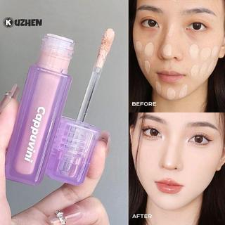 KUZHEN Velvet High Concealer Liquid Cover Acne Marks Dark Circles Brighten Skin Tone Kem dưỡng ẩm Trang điểm lâu trôi Không làm bánh hoàn thiện HOT