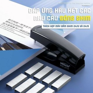 Ghim bấm giấy dập ghim học sinh mini 30 trang, thiết kế pastel dễ thương nhỏ gọn, tiện lợi cho công việc và học hành