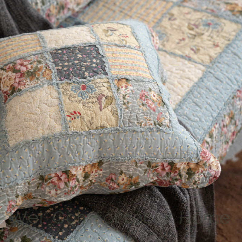 Ngoại Thương Retro Mục Vụ Cotton Chắp Vá Chăn Sofa Đệm Vải Đệm Bốn Mùa Đa Năng Chống Trơn Trượt Da Sofa Khăn Bao