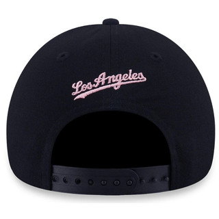 Mũ bóng chày MLB New / Era Dodgers thêu đen và vàng