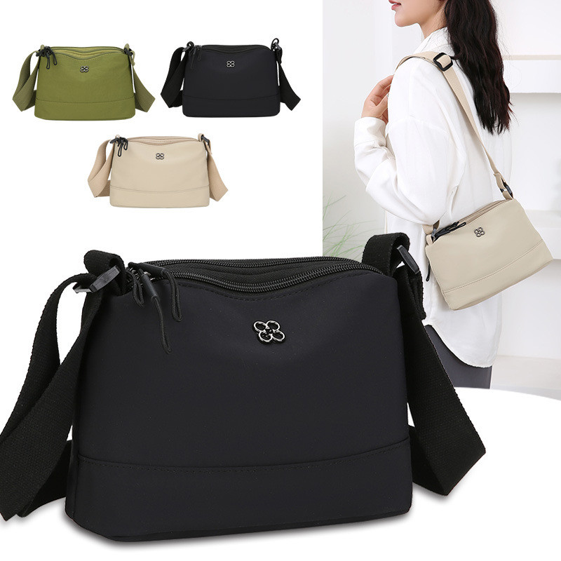 Túi đeo vai Nylon mềm dành cho nữ - Phong cách hợp thời trang thông thường