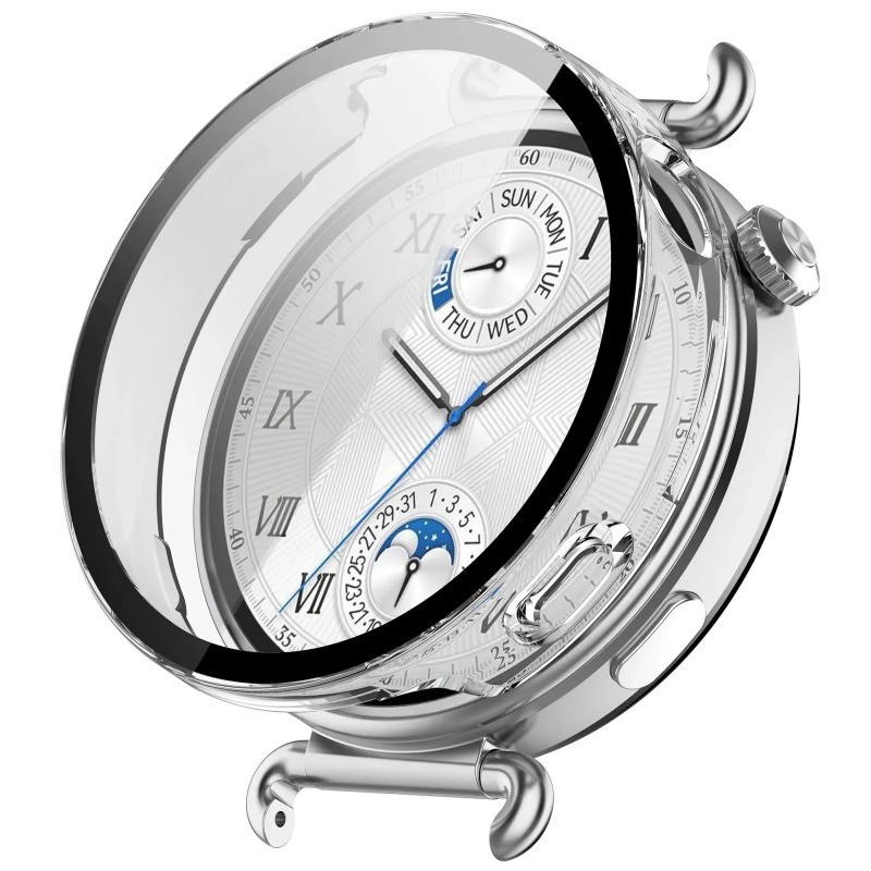 Ốp Bảo Vệ Có Màn Hình Kính Cường Lực Bảo Vệ 2 Trong 1 Cho Huawei Watch GT6 41 Mm Ốp Lưng Cho Huawei Watch GT6 Phụ Kiện Vỏ Đồng Hồ