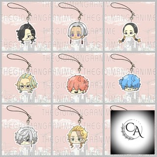 Móc dây treo điện thoại TOKYO REVENGERS ver ĐẦU CHIBI Kịch trường của Takemichi chibi mica acrylic móc khóa anime