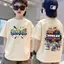 90-150 cm, đơn giản, 3-14 tuổi, Áo nam cotton 100%, ngắn tay, thanh toán nhận