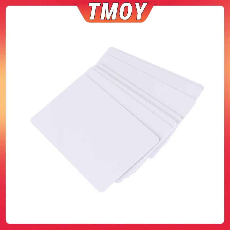 TMOY 10 chiếc 125KHz RFID T5577/5200/EM4305 thẻ PVC thông minh ghi chép, nhân bản, kiểm soát truy cập