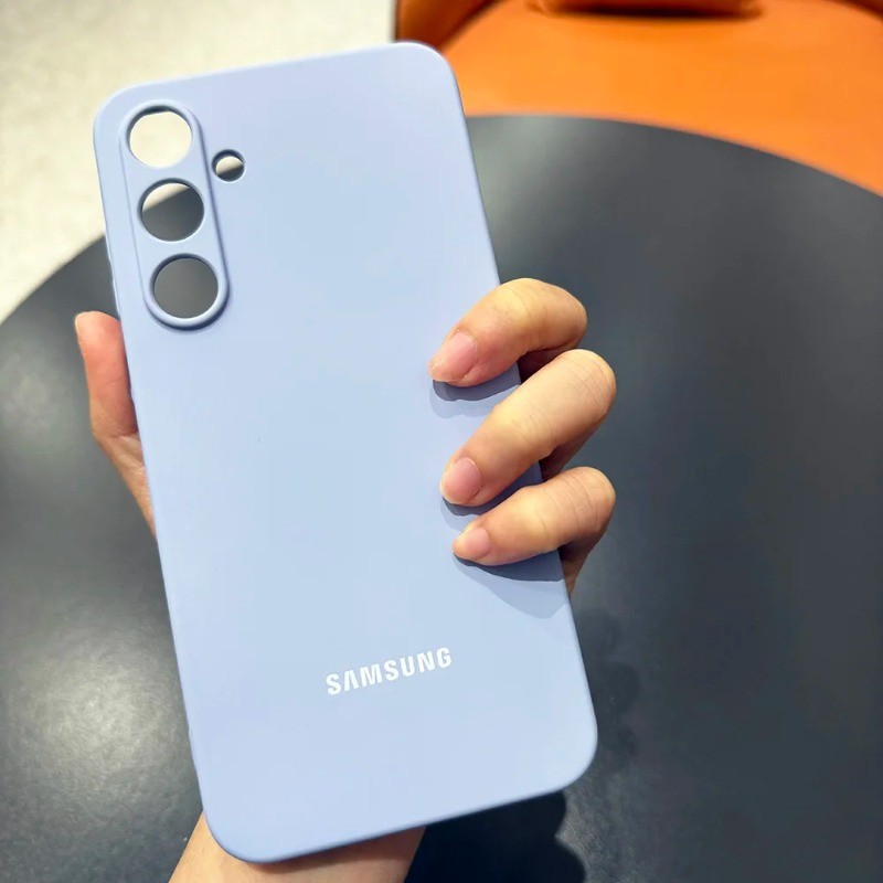 Ốp Điện Thoại Chính Hãng Lỏng Cạnh Thẳng Sang Trọng Trên Cho Samsung A54 A55 A56 A57 A70 A71 A72 A73 4G 5G Chống Rơi Full Cover Vỏ Điện Thoại Lỏng