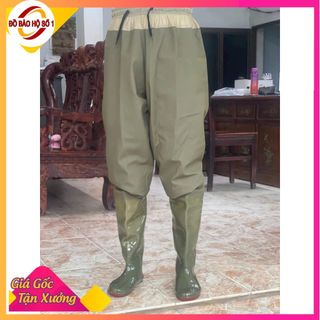 Quần ủng lội nước siêu bền chất liệu cao su dày hai lớp TÀU NÂU ủng bảo hộ lao động,ủng câu cá hàng SỊN dobaohoso1