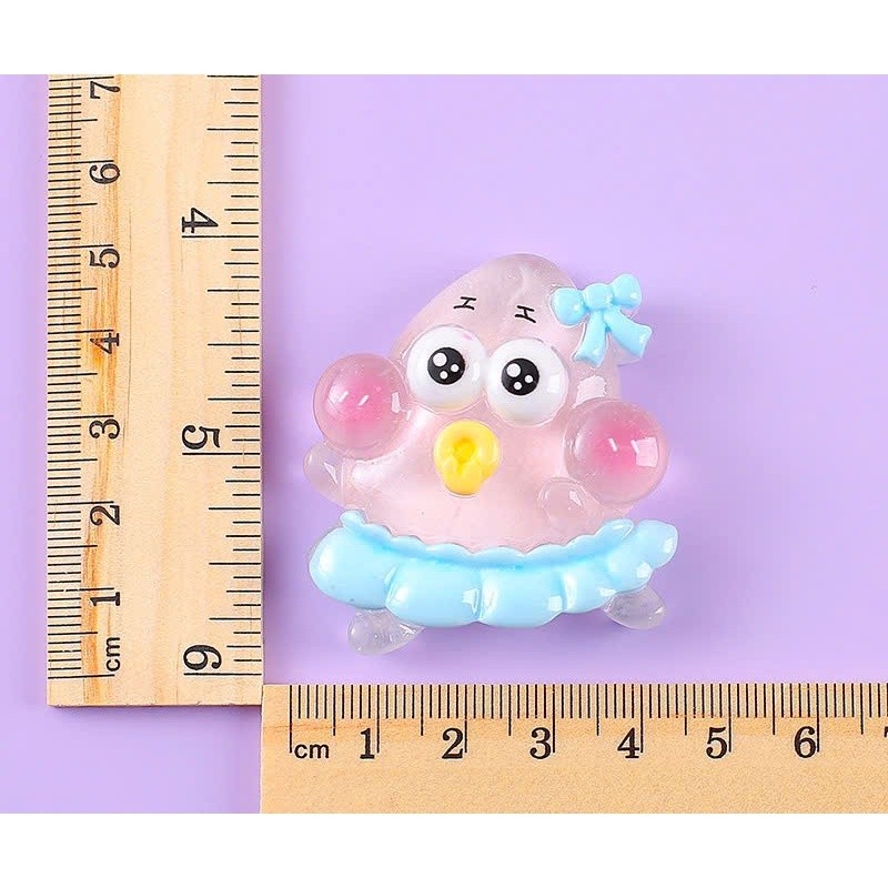 Charm phát sáng: Charm bọt biển size Bự- Phát sáng- Mẫu mới 2026 new trend