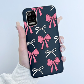 Ốp Lưng Cho LG K52 Q52 K62 Ốp lưng Sang Trọng Dễ Thương Tình Yêu Thỏ Ngộ nghĩnh Siêu Mỏng Mềm Mại Màu Đen TPU Silicon Bảo Vệ Mặt Sau