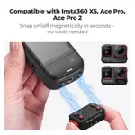 1 Cái Giá đỡ bộ chuyển đổi phát hành nhanh từ tính Tương thích với Insta360 X5, với lỗ vít 1 / 4 / Kết nối bộ chuyển đổi / Khóa an toàn, Đế mở rộng khung hợp kim nhôm cho Ace Pro 2 — ảnh 3