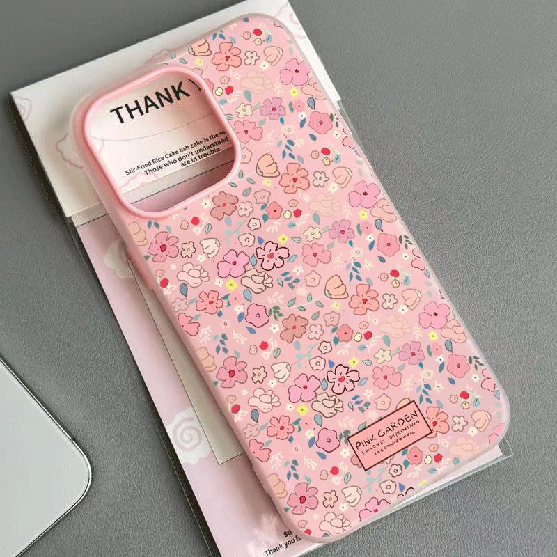 Hoa hồng hoa vỡ 2 trong 1 cho trường hợp điện thoại 1716 15 14promax 13 Transparent Color 12