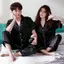 Một Mảnh Mùa Xuân Thu Ngắn Tay Bộ Đồ Ngủ Cặp Đôi Nam Nữ Băng Lụa Màu Trơn Giả Lụa Có Thể Mặc Bên Ngoài