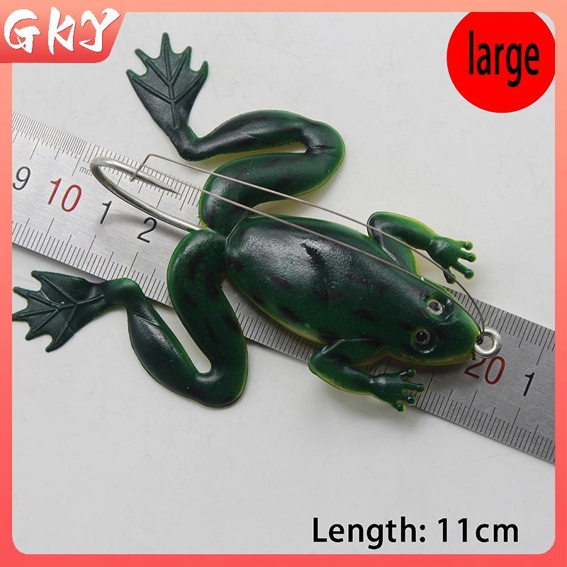GKY Spinner Chìm Bền Mềm 4.5g/6cm - Mồi Câu Cá Hình Ếch Cao Su
