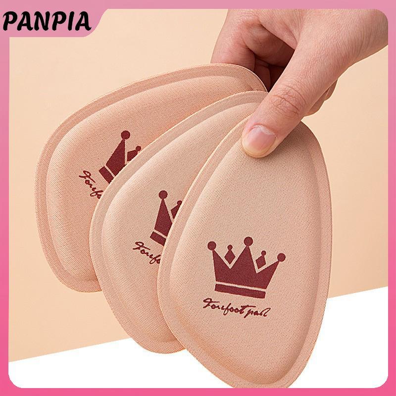 PNPIA- 1 Cặp Nửa Đế Cho Giày Chèn Chân Trước Đệm Đế Chống Trơn Trượt Giảm Kích Thước Giày Cao Gót Giảm Đau Thoáng Khí Hút Mồ Hôi Miếng Lót Giày
