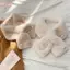 Hộp Snood Lông Thỏ Ấm Áp cho Bé Gái, Phong Cách Hàn Quốc, Chống Gió và Sang Trọng