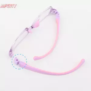 HFSHY Trẻ Em Kính Silicon Chân Kính Kính Cánh Tay Chống Trơn Trượt Chụp Kính Mắt Cánh Tay Thay Thế Nhiều Màu Kính Silicon Chân VN