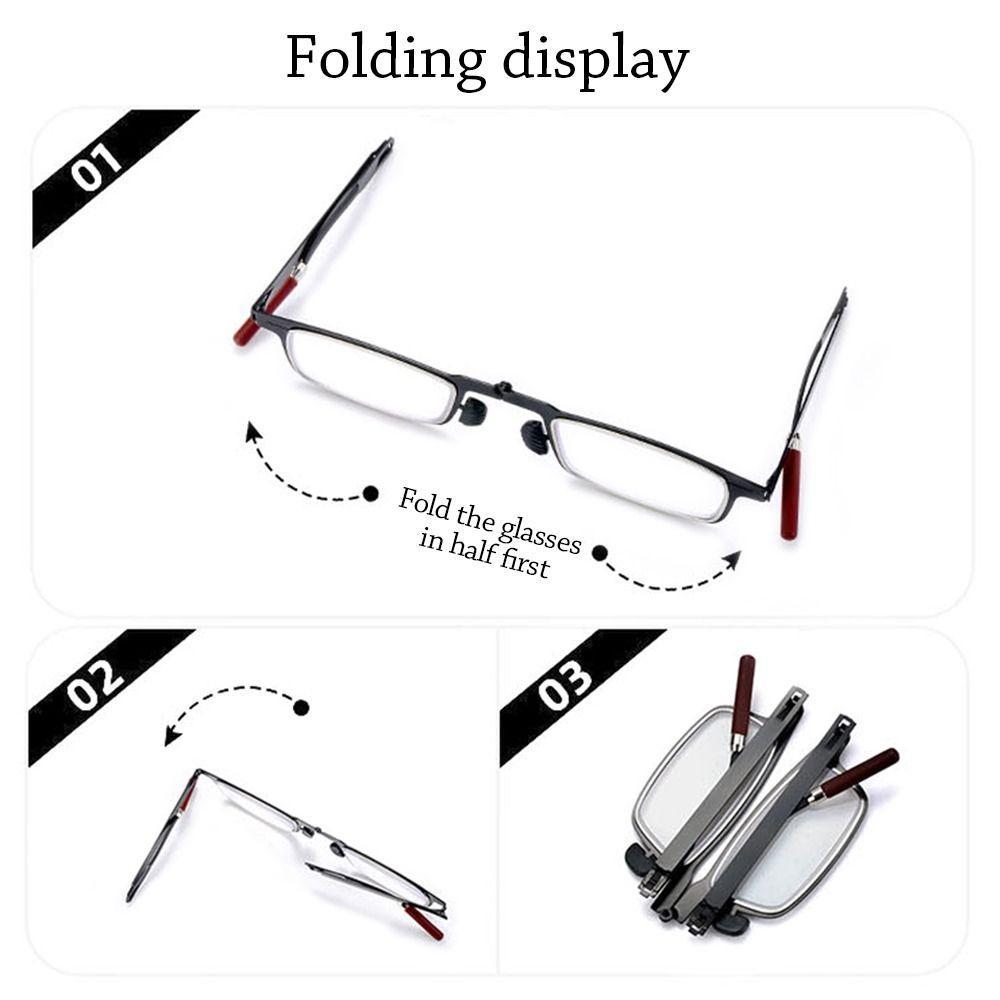 Kính đọc sách chống ánh sáng xanh HOBBYIN với giá đỡ điện thoại kim loại siêu nhẹ, phù hợp cho cả nam và nữ