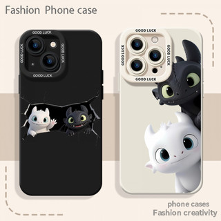 Ốp điện thoại Toothless Light Fury cho iPhone 17 / 16 / 15 / 14 / 13 / MINI / 12 / 11 / Pro MAX / X / XS / XR / 7 / 8 / 6 Vỏ bảo vệ toàn diện bằng silicon lỏng chống sốc và chống rơi