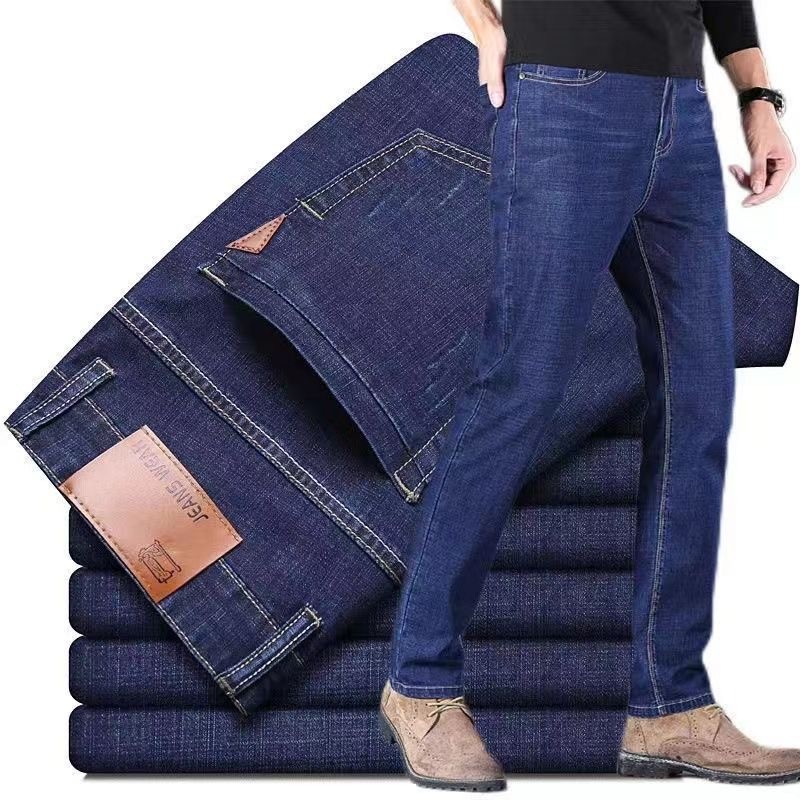 Quần Jean Nam dáng rộng, co giãn, phù hợp công sở và mặc hàng ngày