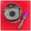 Chuông xoay Nepal 12.7cm hoa văn đúc nổi & bát bảo kiết tường -Chuông Tụng Kinh-Chuông đồng-Chuông mõ-CXNP311