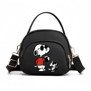 Túi đeo chéo Snoopy Túi xách in hình hoạt hình Túi đeo vai nữ dung tích lớn chất lượng cao