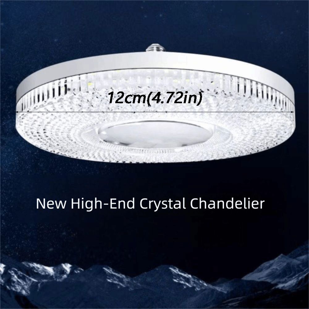 Bóng đèn chùm LED YMIFI, Đèn pha lê LED siêu sáng bảo vệ mắt, Đèn gia dụng tiết kiệm năng lượng bền bỉ Phòng ngủ