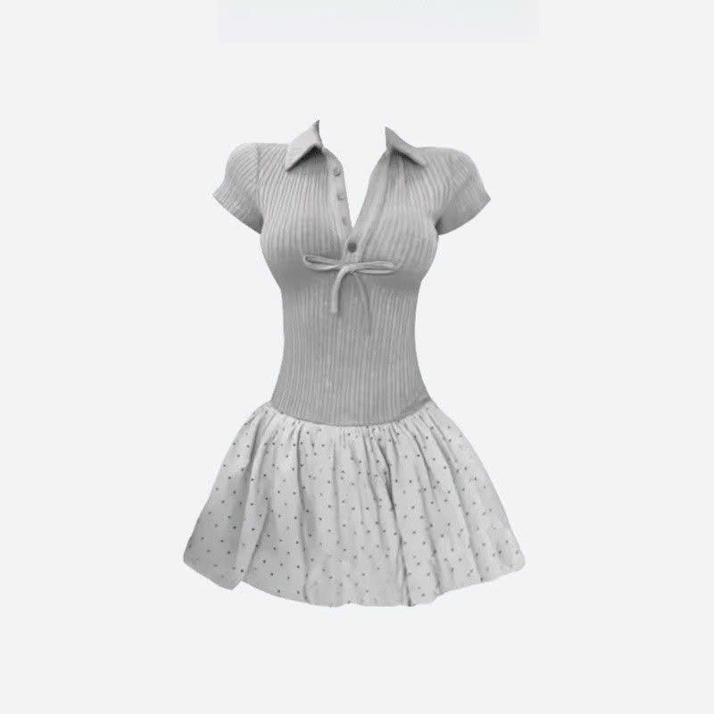 Đầm váy nữ thiết kế họa tiết chấm bi phong cách trẻ trung năng động XIMIMI SP421