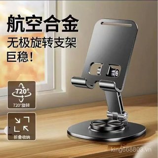 Kim Loại Xoay 360 Độ Giá Đỡ Điện Thoại Di Động Có Thể Gập Lại Đa Năng Phát Trực Tiếp Phim Truyền Hình Học Máy Tính Bảng Điện Thoại Di Động Đa Năng O9YI