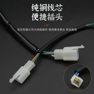 Xe Máy Xe Tay Ga Rùa Nhỏ Vua Đuôi Chiếu Sáng Xe Điện Phía Trước Đèn Pha Lắp Ráp Phía Trước Phía Sau Bật Tín Hiệu 12V Phanh Đèn