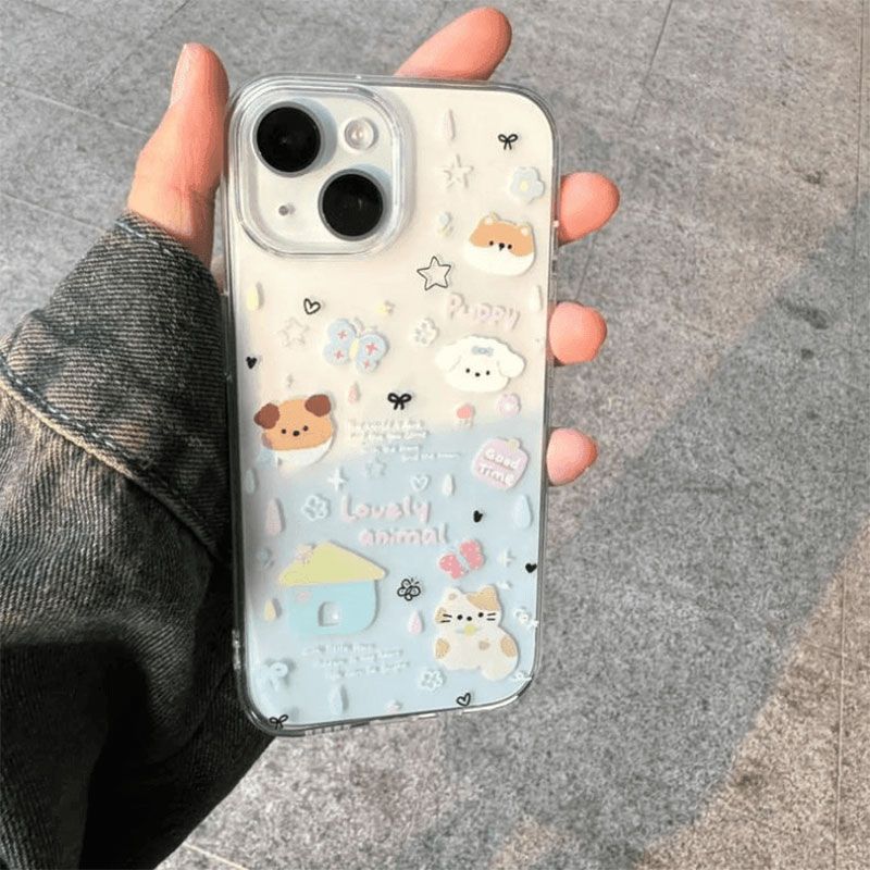 Rain Dog cho 16 trường hợp iPhone 17Air Space Case 14 13 16Pro