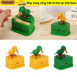 Hộp đựng tăm POCKETN Hộp đựng tăm tự động chim ruồi dễ thương