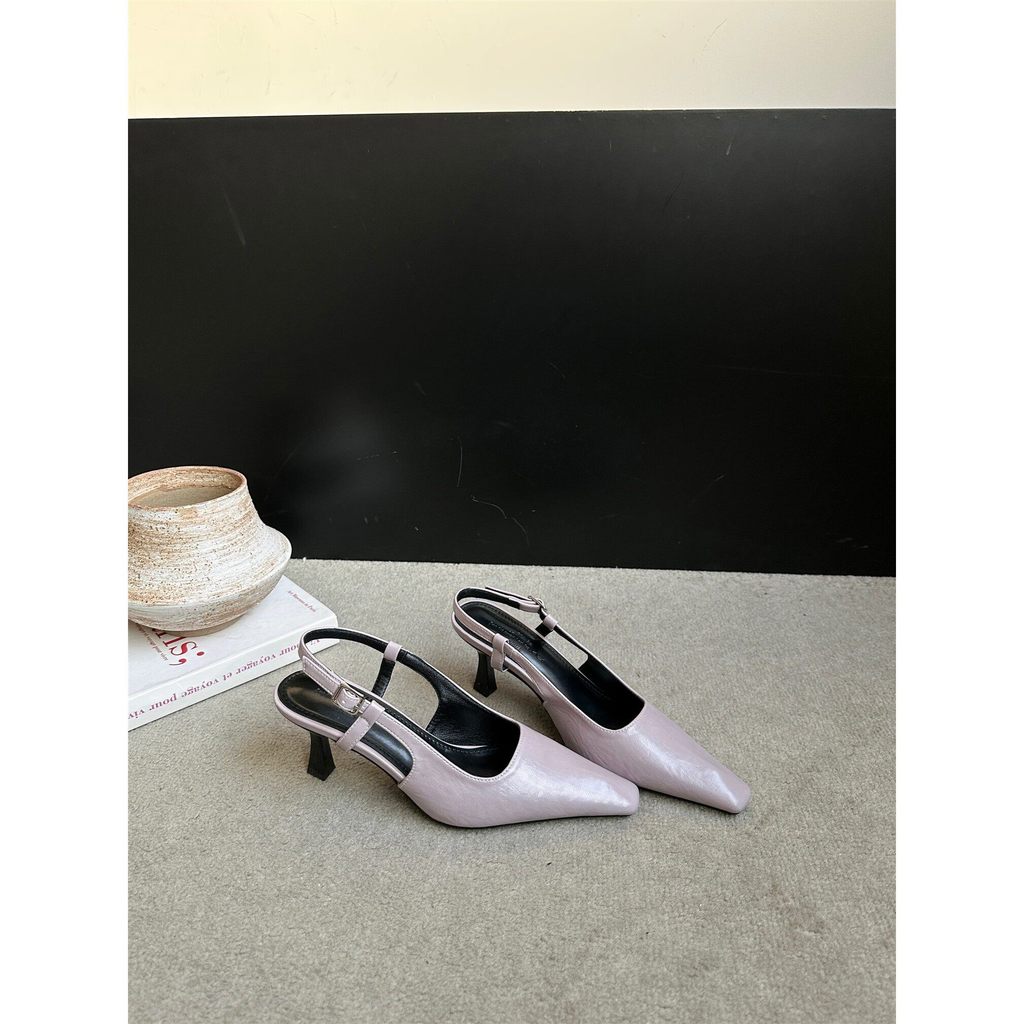 KD Giày Sandal Mũi Vuông Nữ Mùa Xuân 2026 Phong Cách Mới Sang Trọng Dây Đeo Một Từ Mary Jane Giày