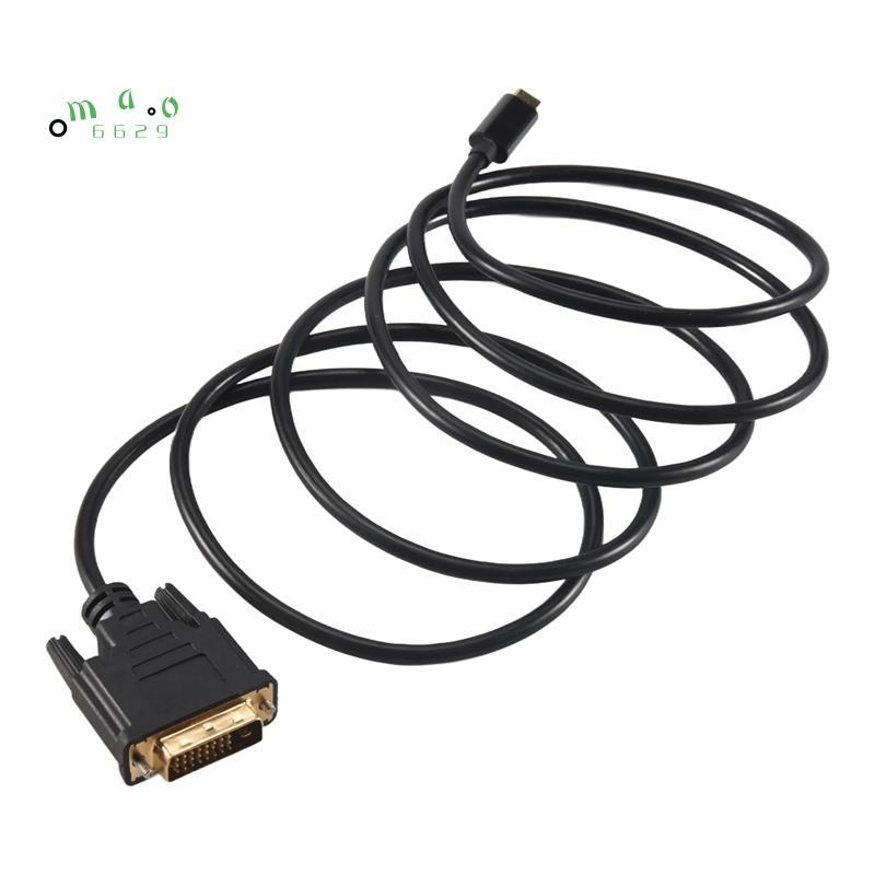 Cáp USB TYPE C sang DVI USB Type C sang DVI 24 + 1 4K 30Hz (6FT / 1.8M) cho 3 cho 2017 / 2016 Pro