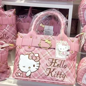 hellokitty Túi Vuông Nhỏ Hoạt Hình Dễ Thương, Dung Tích Lớn, Di Động, Messenger