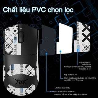 [Ship nhanh] Miếng dán chống trượt cho chuột ATK F1,X1 Pro, Promax ,Ultra, Ulimate - Griptape ATK F1, X1 - CooBeStore