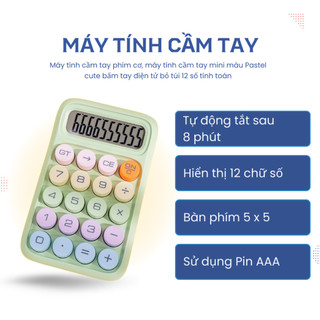 Máy tính cầm tay 2888 MINI CỠ NHỎ màn hình lớn bỏ túi phím điện tử tính toán tiện lợi