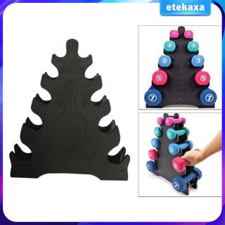 Giá đỡ tạ khung Giá đỡ chỉ 5 tầng cho quả tạ, màu đen