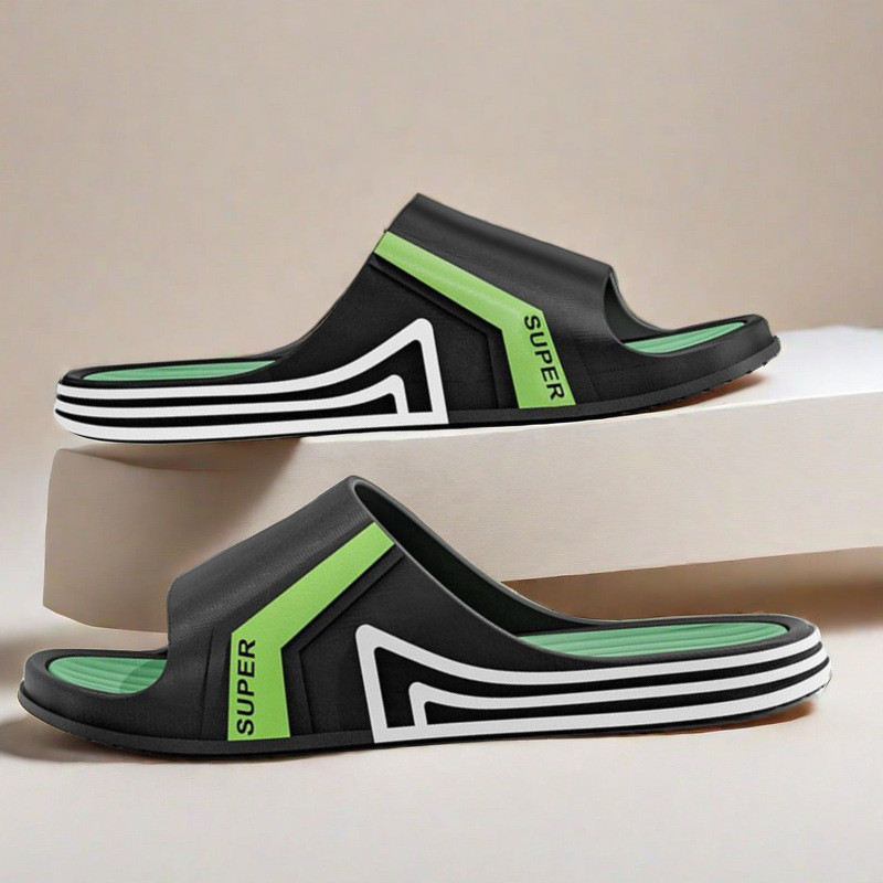 AQ3622 Unisex Trượt PVC Phong Cách Thể Thao Thông Thường Dép Mùa Hè