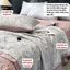 Bộ Chăn Hè Ga Chần Cotton Lụa 4 món cao cấp với họa tiết hoa nhí dễ thương và nhẹ nhàng MemminbeddingLuxury