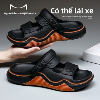 Men's new summer sandals PVC Men's dual-purpose non-slip water-resistant driving and casual beach sa