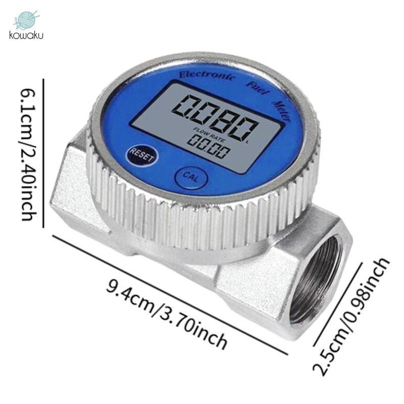 Đồng hồ đo lưu lượng tuabin kỹ thuật số Màn hình LCD kỹ thuật số đa năng Cao đa năng