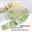NHỎ Nhiều Màu Sắc Nhựa Kim Cương Giả Băng, Tự Dính Đá Nghiền Dải Kim Cương Giả, Chất Liệu Nhựa Nhiều Màu Sắc Không Cần Sắt Thủ Công DIY Dây Đá Trang Trí Quần Áo