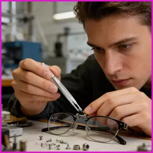 Tuốc nơ vít thủy tinh chính xác nhỏ Nhíp sửa chữa kính Tuốc nơ vít cho đồng hồ PC Máy tính Điện tử lyuvn