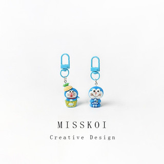 MISMEMO Hoạt Hình Dễ Thương Doremon Series Móc Khóa Nhựa Dễ Thương Mặt Dây Chuyền Sinh Viên Ba Lô Túi Mặt Dây Chuyền Quà Tặng Đồ Trang Trí