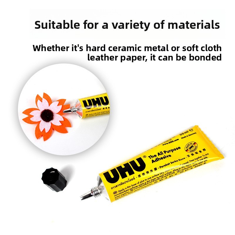 UHU Đức Dính Đa Năng Mạnh Handmade Trong Suốt Dính Thủy Tinh Kim Loại Gỗ Dính