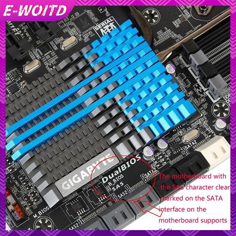 E-WOITD 6Gbps SFF 8482 SATA sang SATA Angleputer Adapter Đầu Thẳng Bền Di Động Cho PC Chất Lượng Cao E-WOITD
